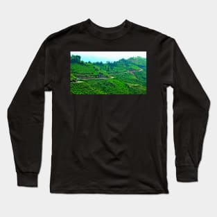 Vietnam - Route de Ha Giang à Dong Van. Rizière Long Sleeve T-Shirt